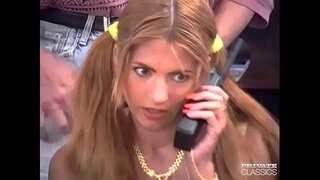 Oesjaar kindertjies kry haar gate fucked hard